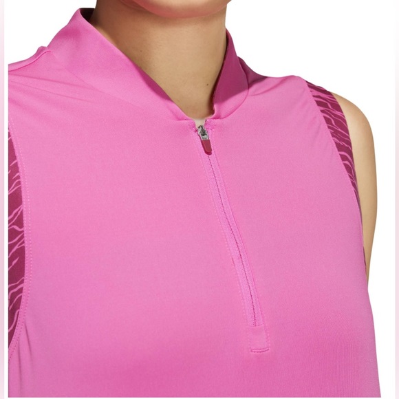 NWT Adidas Sleeveless Polo Golf Shirt - Picture 4 of 16